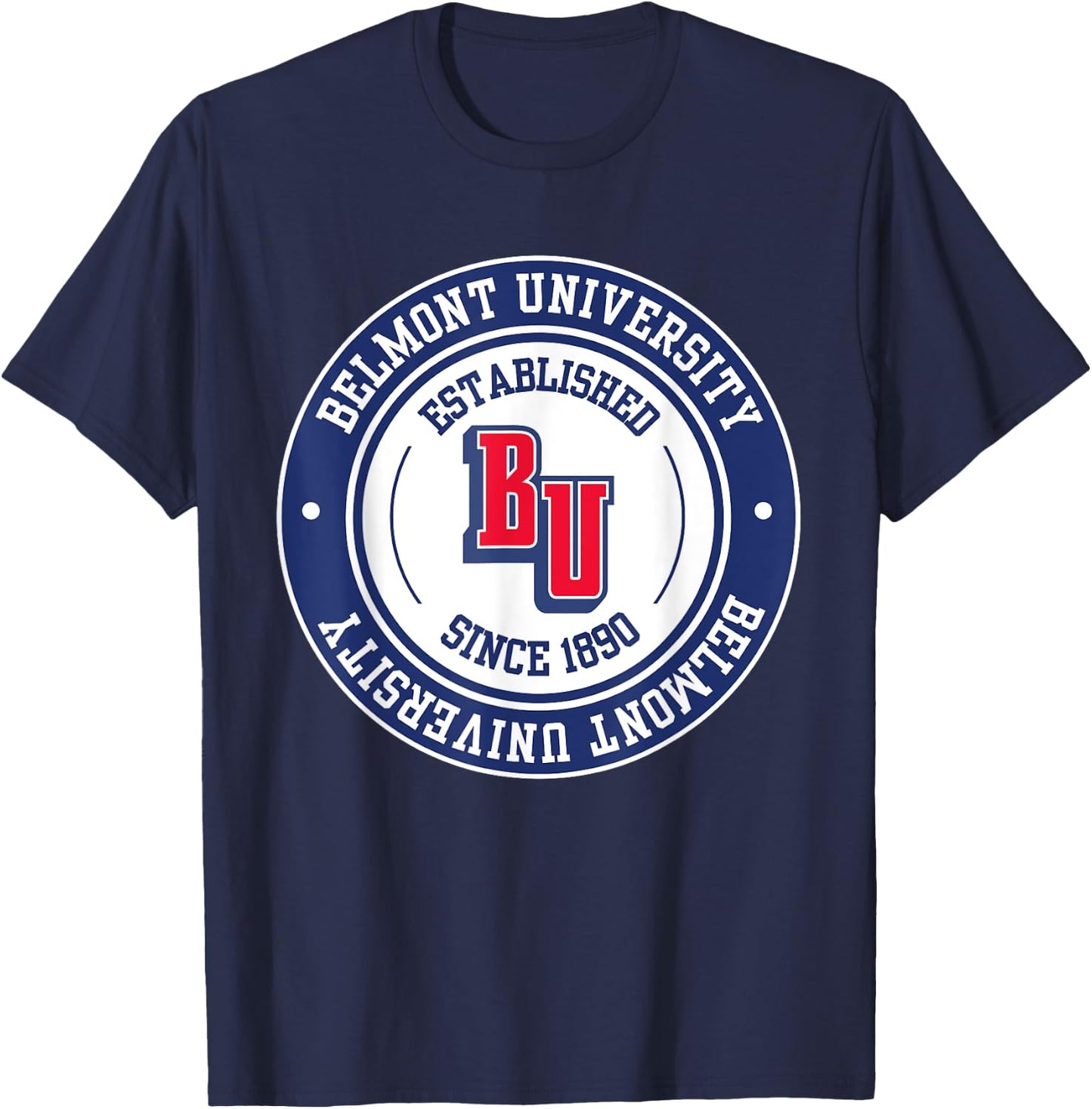 Belmont Bruins | Official NCAA Merch | NCAFBEL02 T-Shirt - T-Shirt | Navy