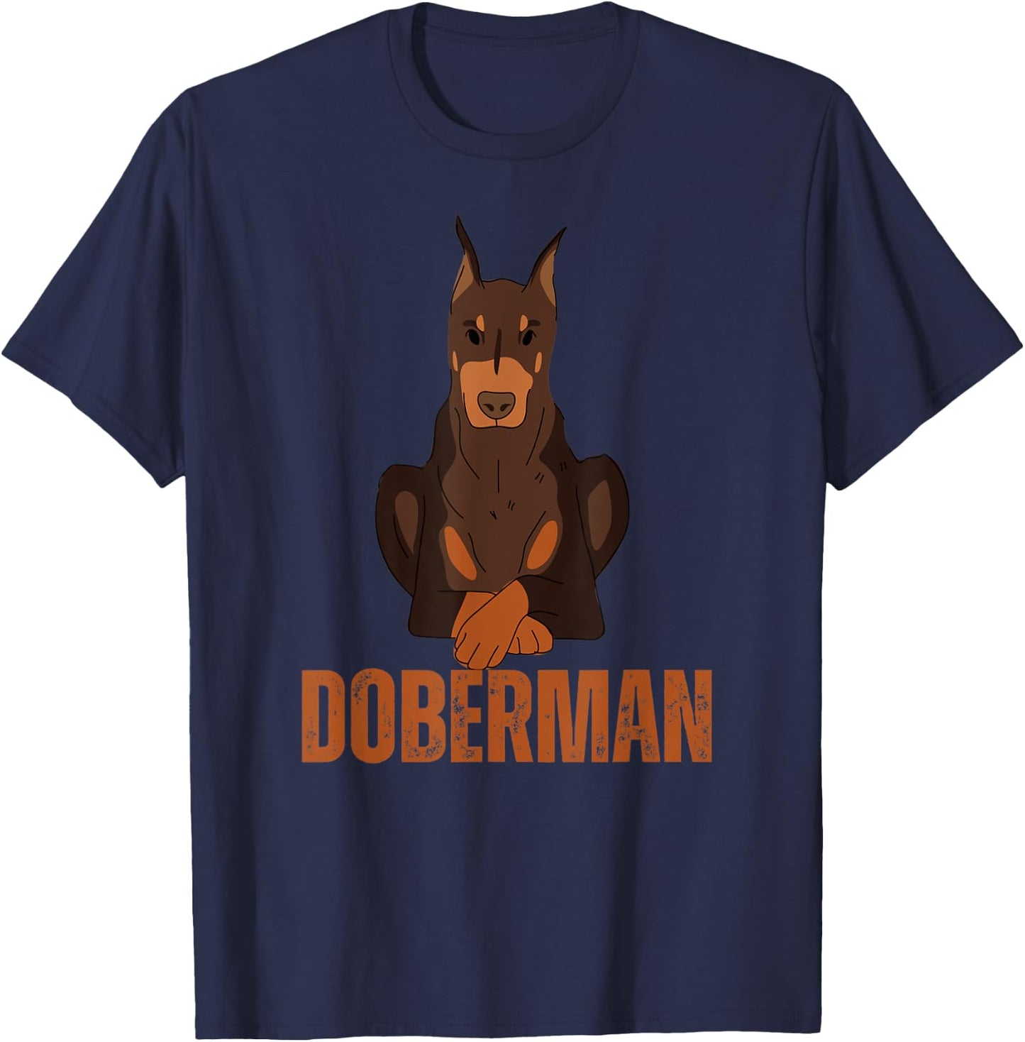 Doberman Pinscher T-Shirt - T-Shirt | Navy