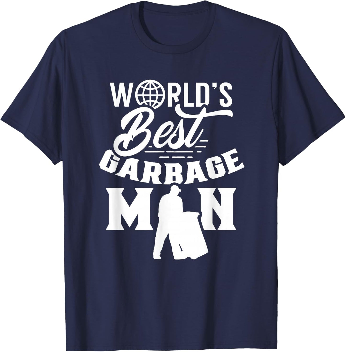 Weltbeste Müllmann Rubbish Truck Rubbish Removal Rubbish Driver T-Shirt - T-Shirt | Navy
