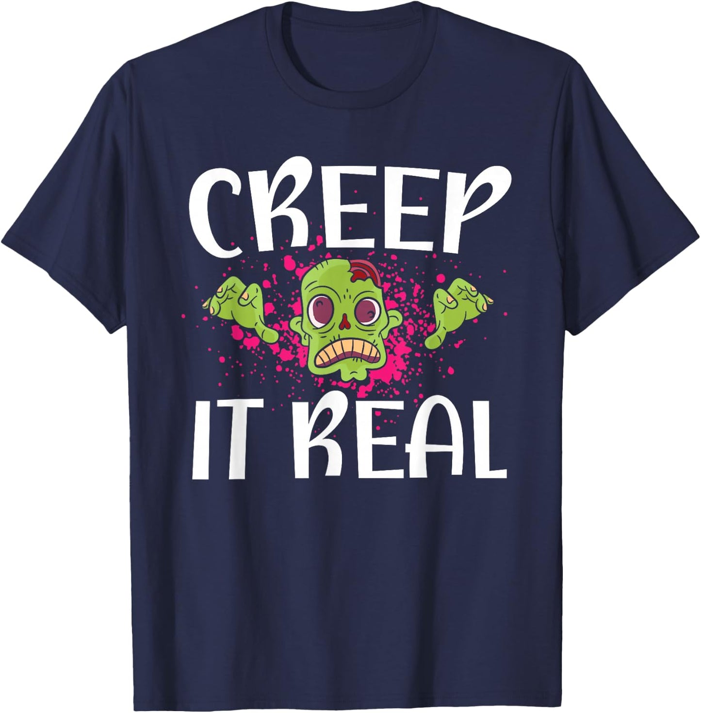 Zombie Lover Undead Monster Halloween Trick Or Treat T-Shirt - T-Shirt | Navy