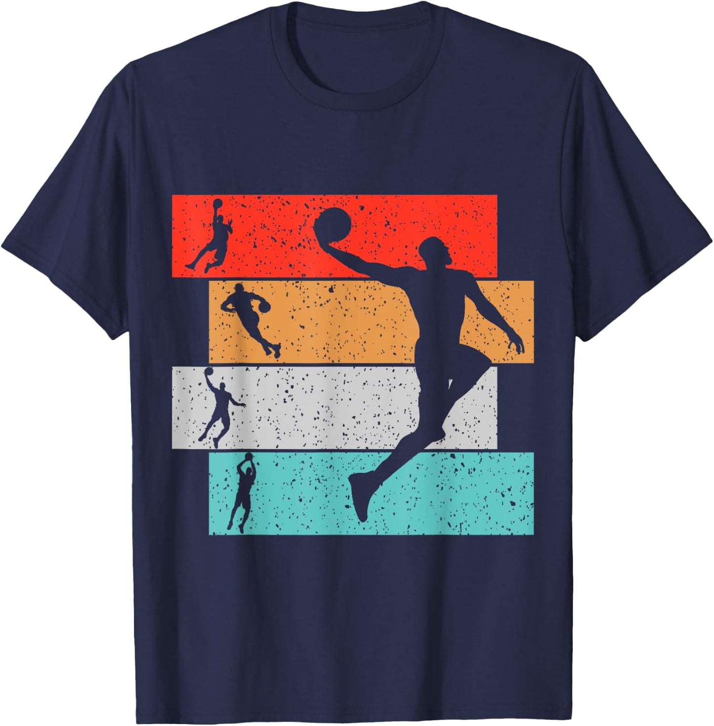 Basketball Kids Boys Men T-Shirt - T-Shirt | Navy