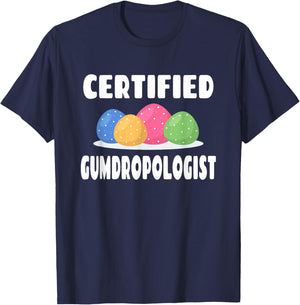 Certified Gumdropologist - Gumdrops Candy Lover T-Shirt - T-Shirt | Navy