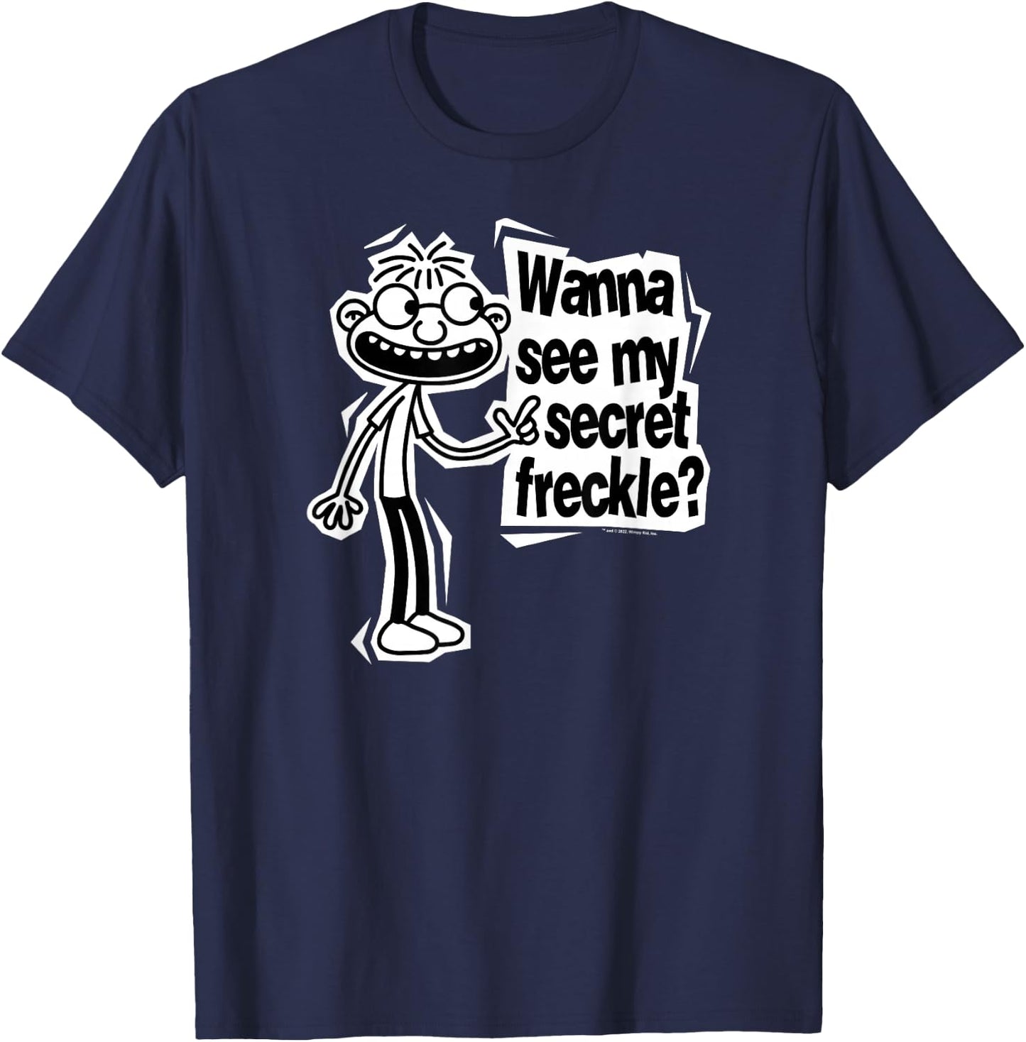 Diary of a Wimpy Kid Fregley Secret Freckle T-Shirt - T-Shirt | Navy
