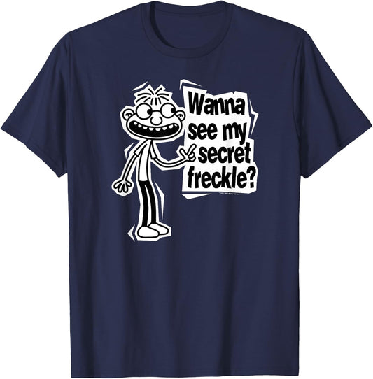 Diary of a Wimpy Kid Fregley Secret Freckle T-Shirt - T-Shirt | Navy