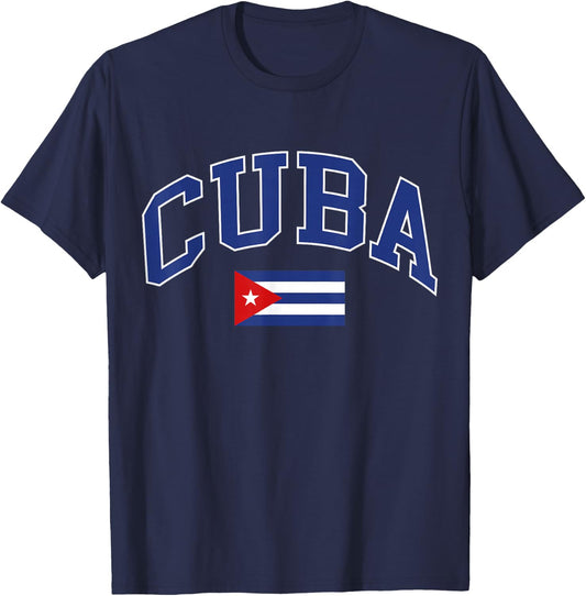 Cuba Flag T-Shirt - T-Shirt | Navy