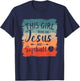 This Girl Runs On Jesus And Softball Softballer T-Shirt - T-Shirt | Navy