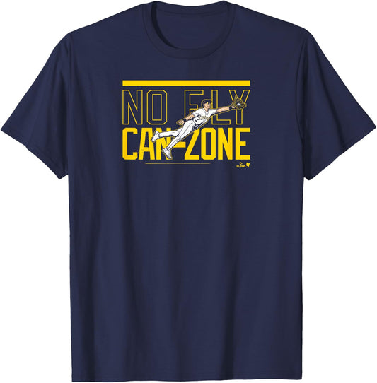 Dominic Canzone - No Fly Can-Zone - Seattle Baseball T-Shirt - T-Shirt | Navy