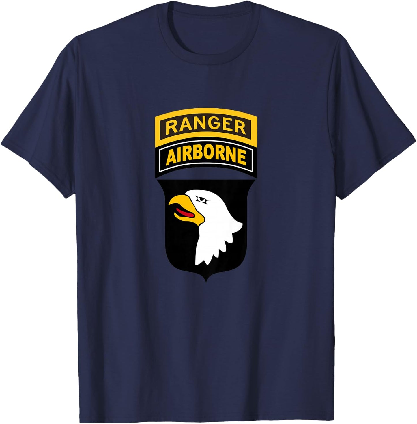 Kids 101st Airborne Ranger Tab for Boys, Girls, Son, Daughter T-Shirt - T-Shirt | Navy