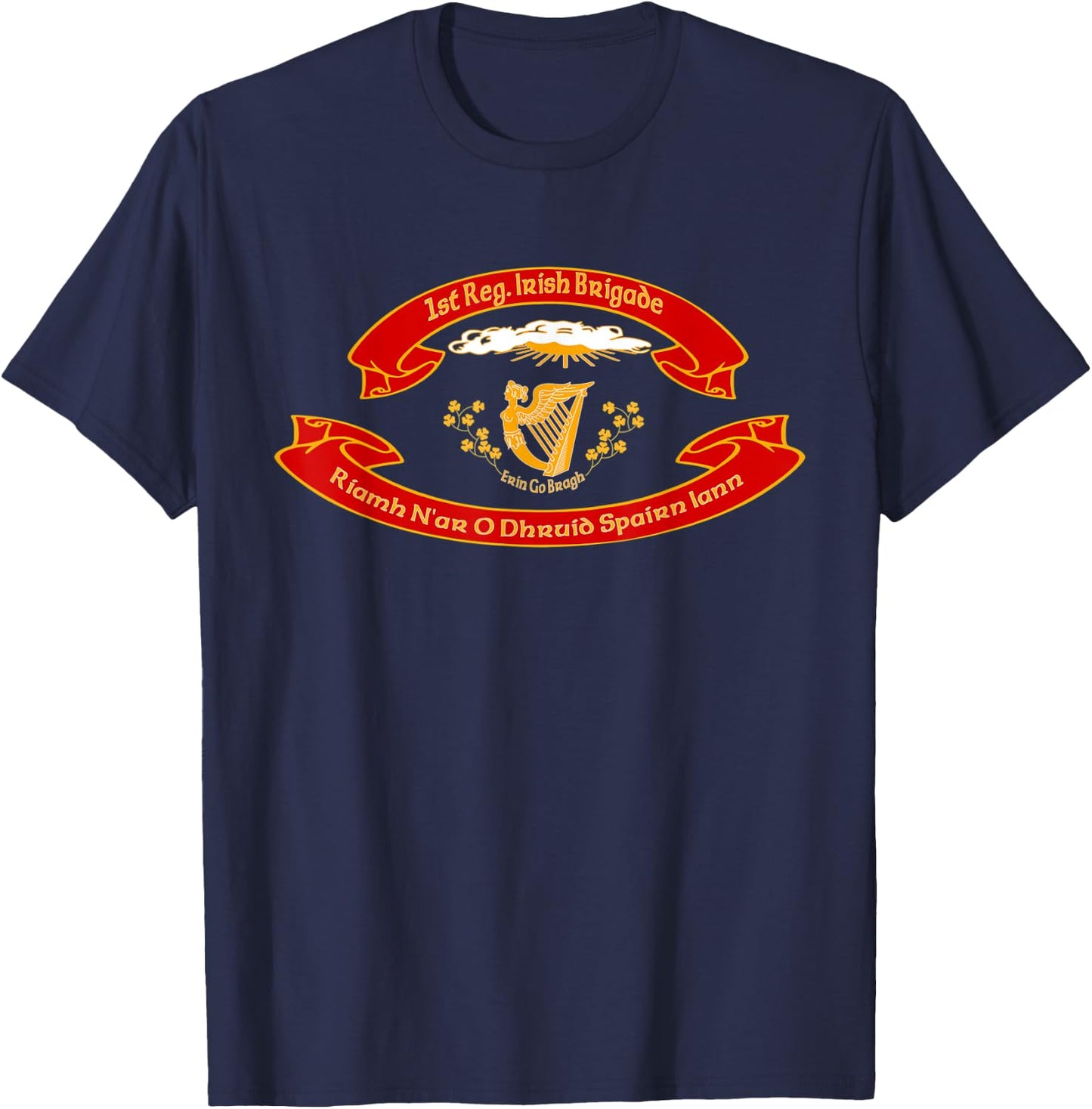 Irish Brigade US Union Army 1st Regiment T-Shirt - T-Shirt | Navy