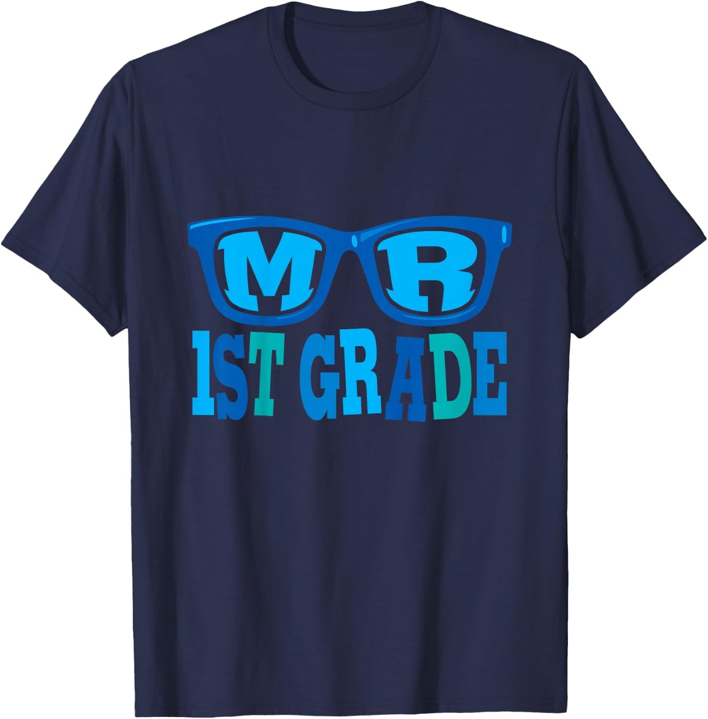 Kids Back To School for Boys Mr 1st Grade First Grader T-Shirt - T-Shirt | Navy