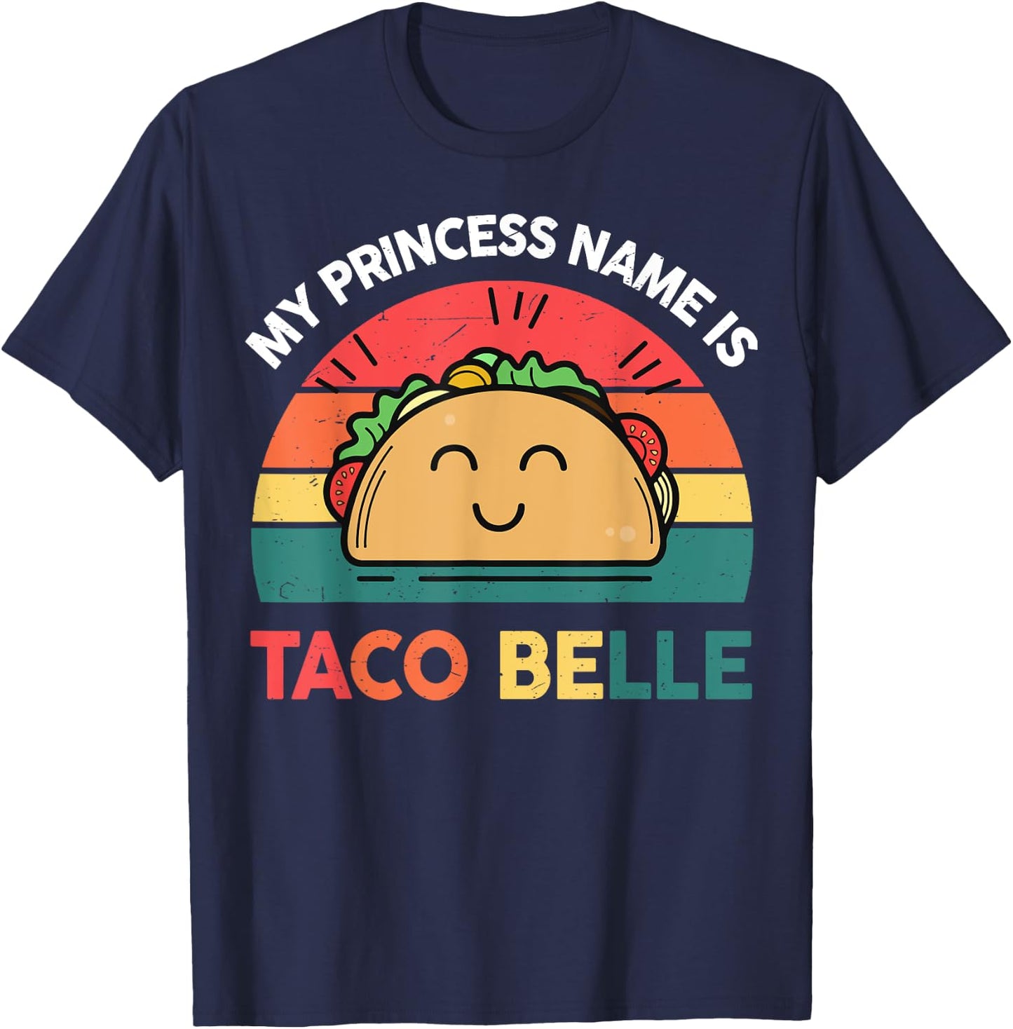 Cinco De Mayo Princess Taco Belle Shirt Mexican Girl Toddler T-Shirt - T-Shirt | Navy
