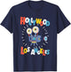 Colorful Los Angeles California Retro Cinema Cartoon Camera T-Shirt - T-Shirt | Navy