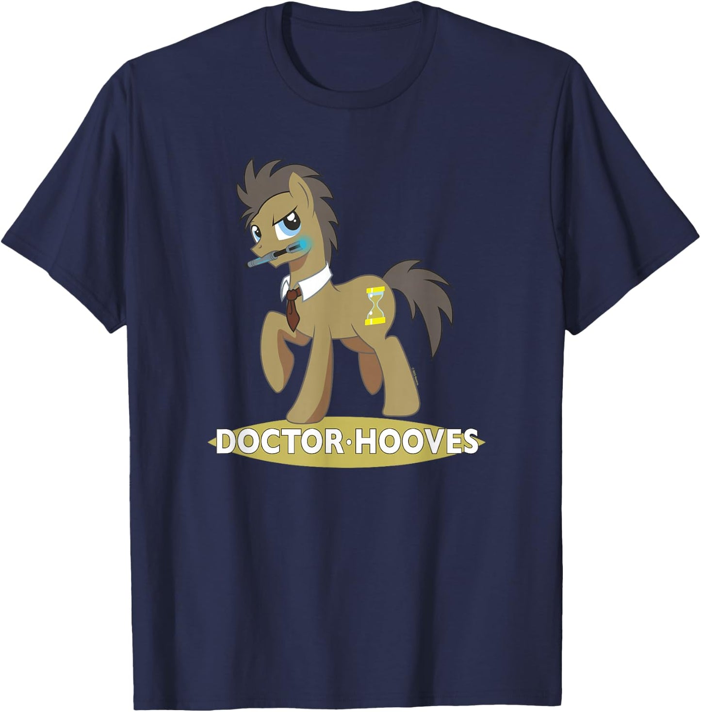 My Little Pony: Friendship Is Magic Doctor Hooves Logo T-Shirt - T-Shirt | Navy