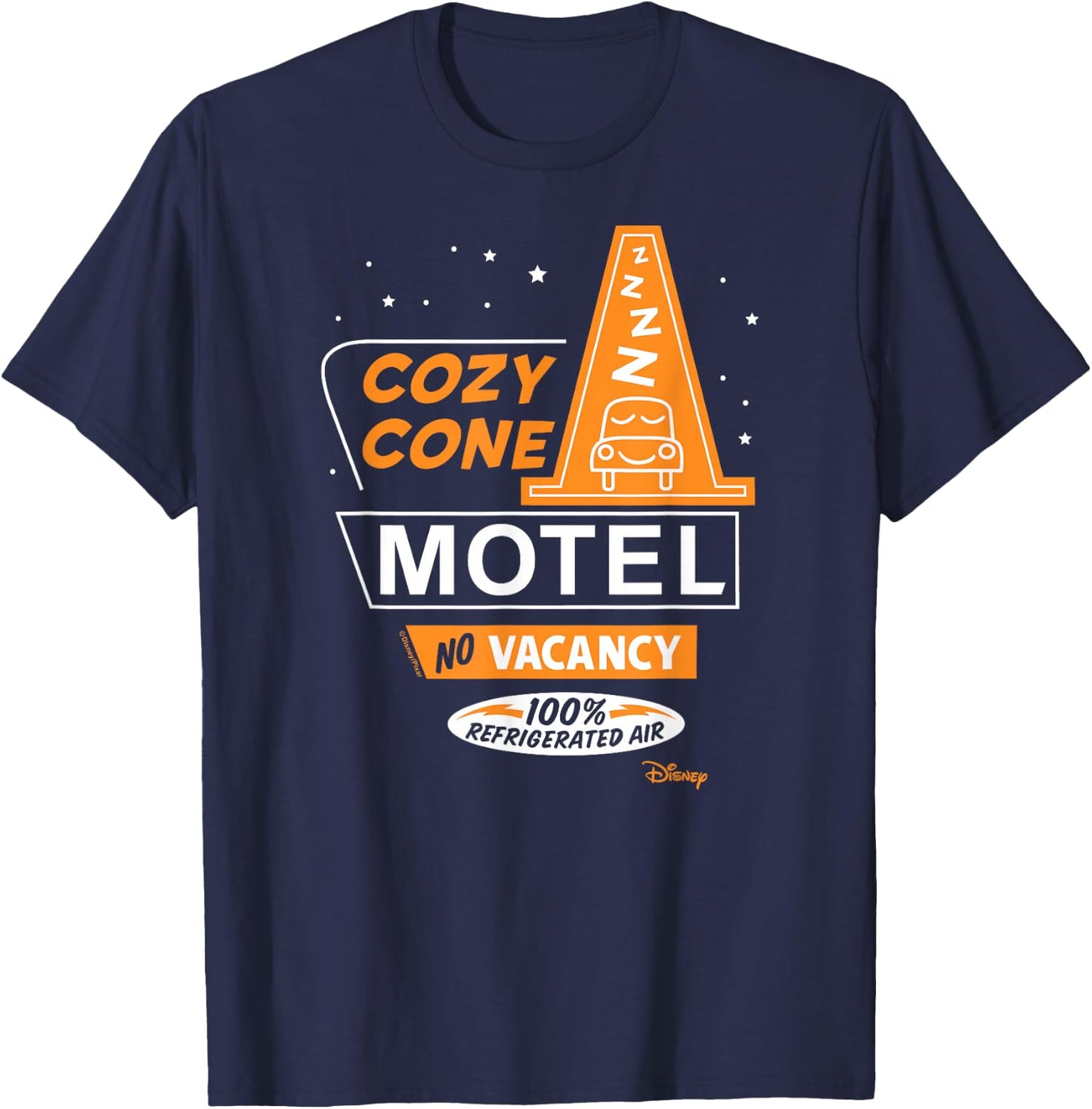 Cars - Cozy Cone Motel T-Shirt - T-Shirt | Navy