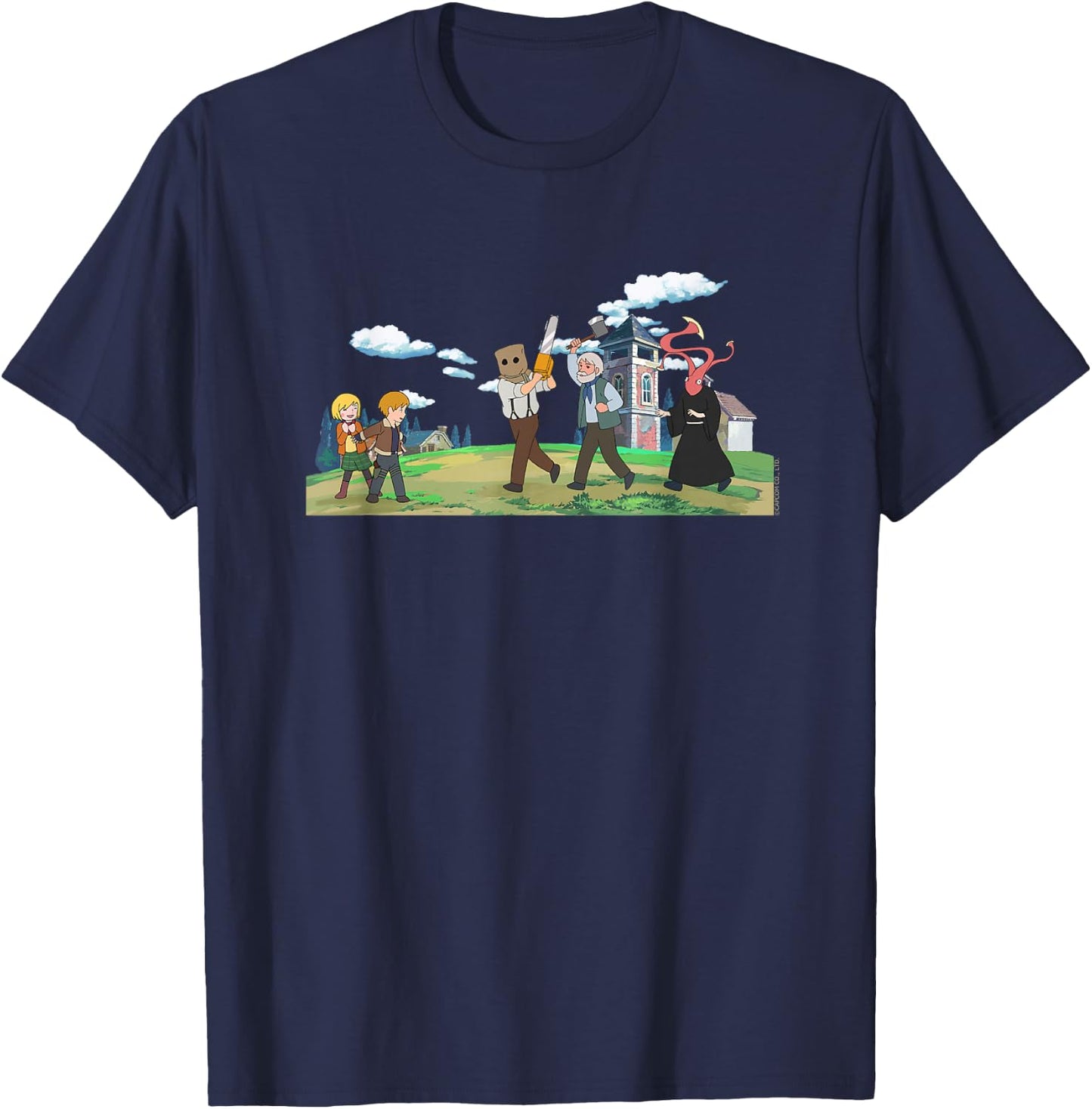 RESIDENT EVIL 4 The Masterpiece Theater T-Shirt - T-Shirt | Navy