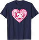 Felix the Cat Heart Comic Fill T-Shirt - T-Shirt | Navy