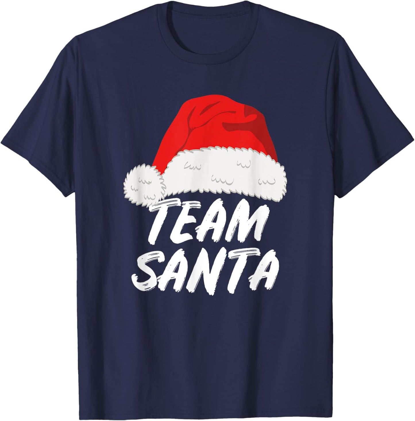 Team Santa Claus Christmas Holiday T-Shirt - T-Shirt | Navy