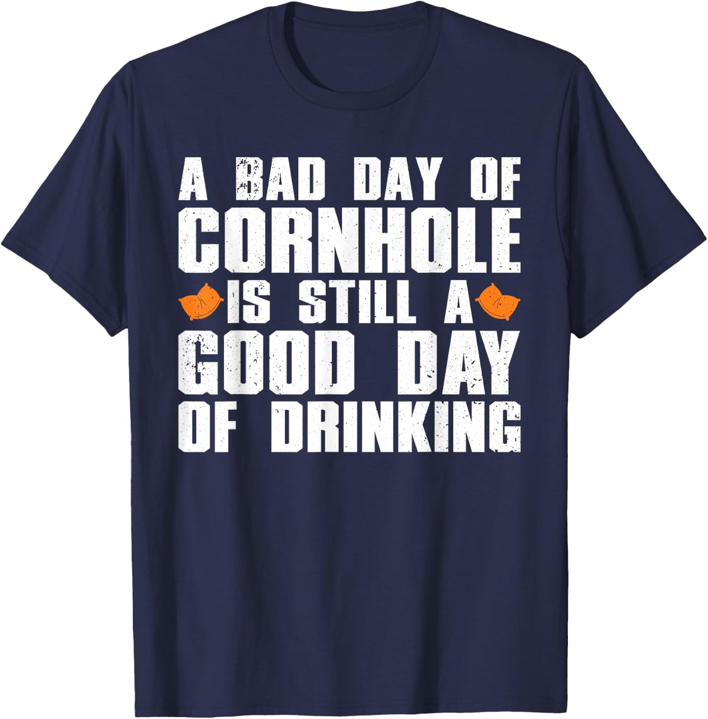 Funny Cornhole Art Women Board Game Cornhole Lover T-Shirt - T-Shirt | Navy