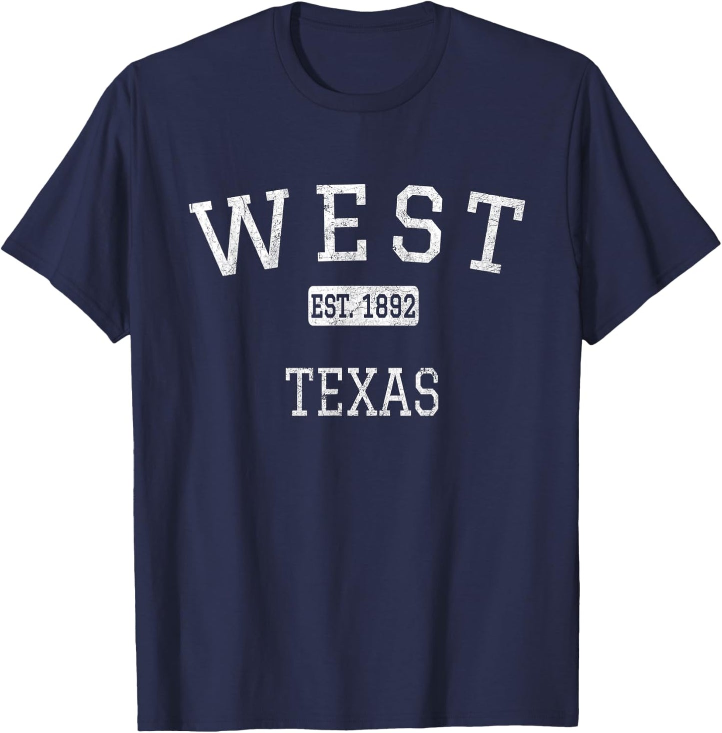 West Texas TX Vintage T-Shirt - T-Shirt | Navy