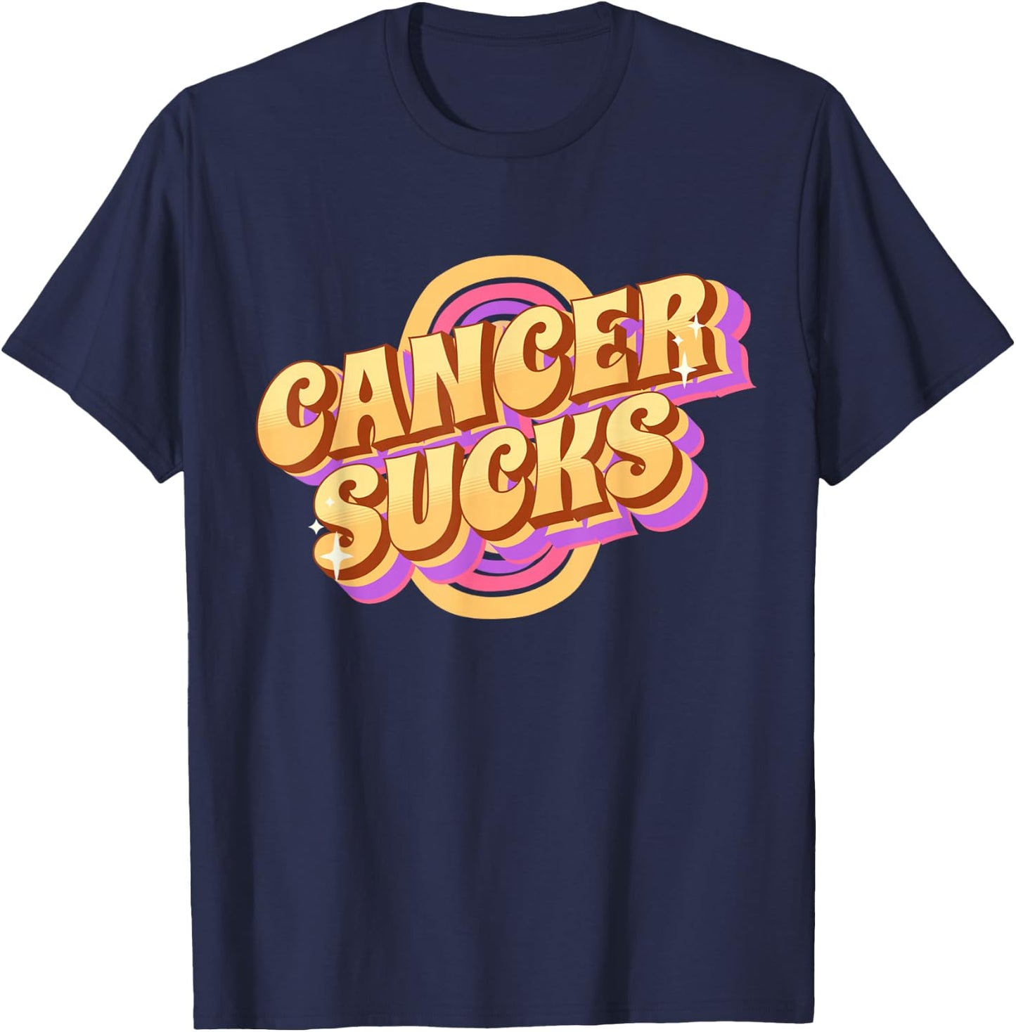 Cancer Sucks T-Shirt - T-Shirt | Navy