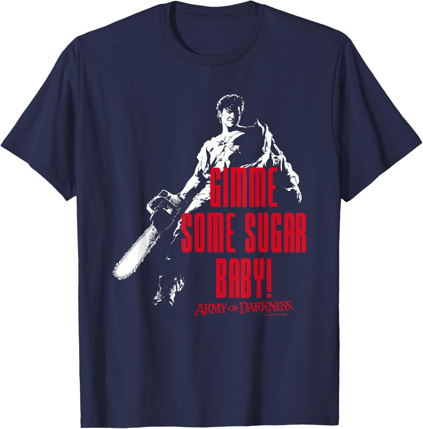Army of Darkness Sugar T-Shirt - T-Shirt | Navy