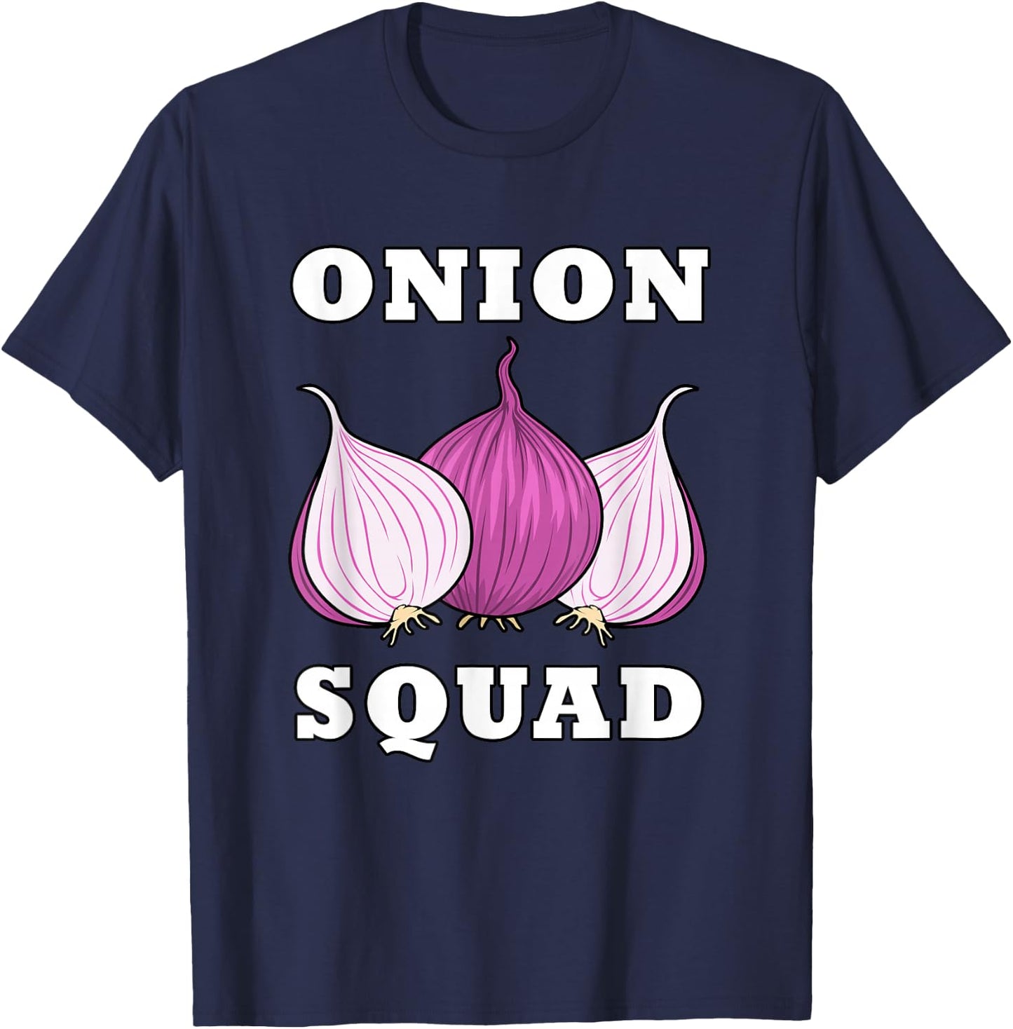 Onion Squad Hobby Chef Vegetables Food Chef T-Shirt - T-Shirt | Navy