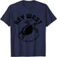 Key West Florida Sea Turtle Scuba Diving Vintage T-Shirt - T-Shirt | Navy