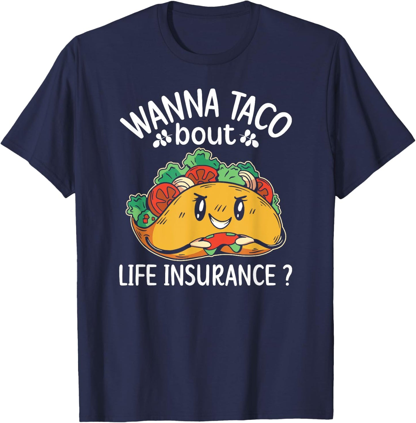Life insurance Sales Agent Men Women Life Insurance Broker T-Shirt - T-Shirt | Navy