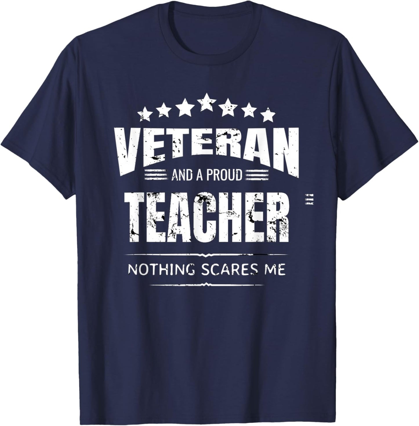 I'm a Teacher and a Veteran Women T-Shirt - T-Shirt | Navy