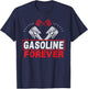 Gasoline Forever Funny Gas Cars T-Shirt - T-Shirt | Navy