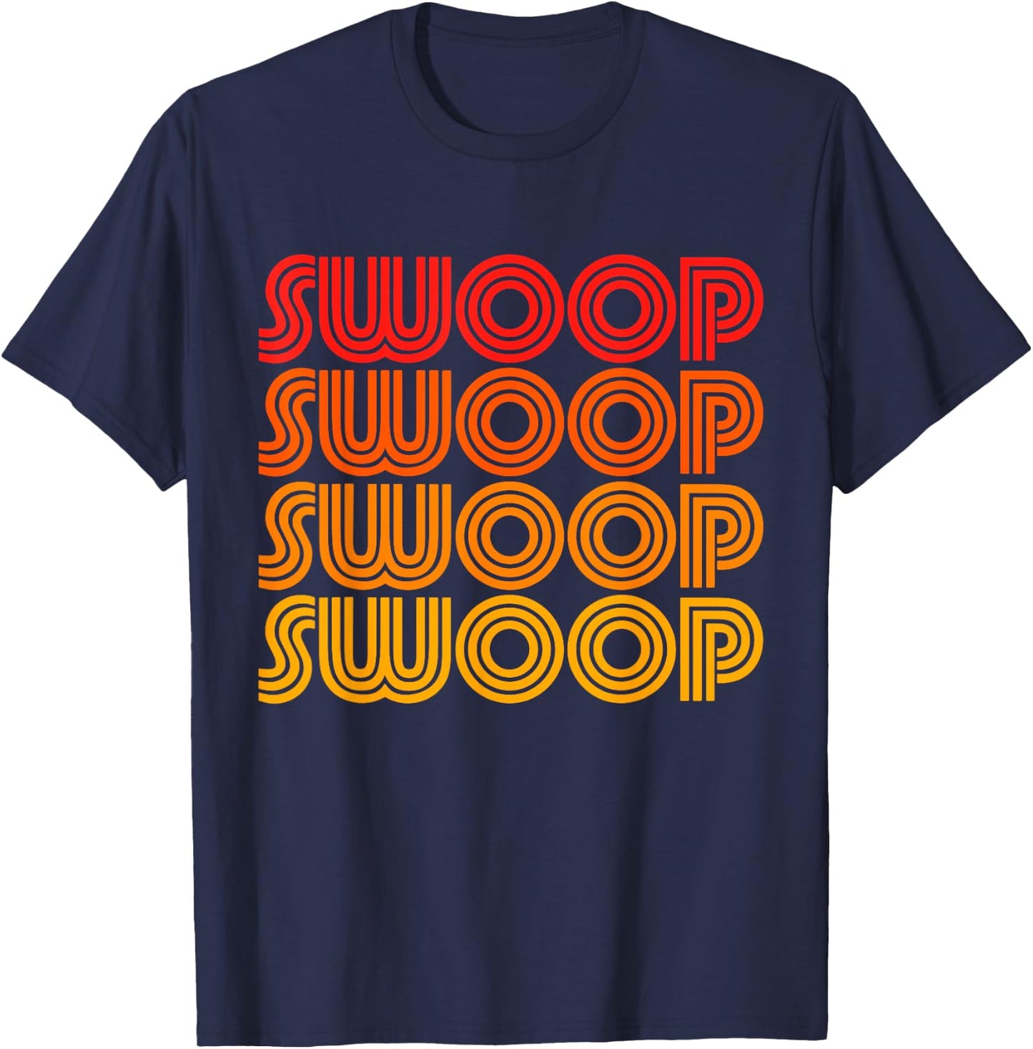 Swoop Funny Bird Wing Fly Avian Snag Odd Word Noise Love Fan T-Shirt - T-Shirt | Navy