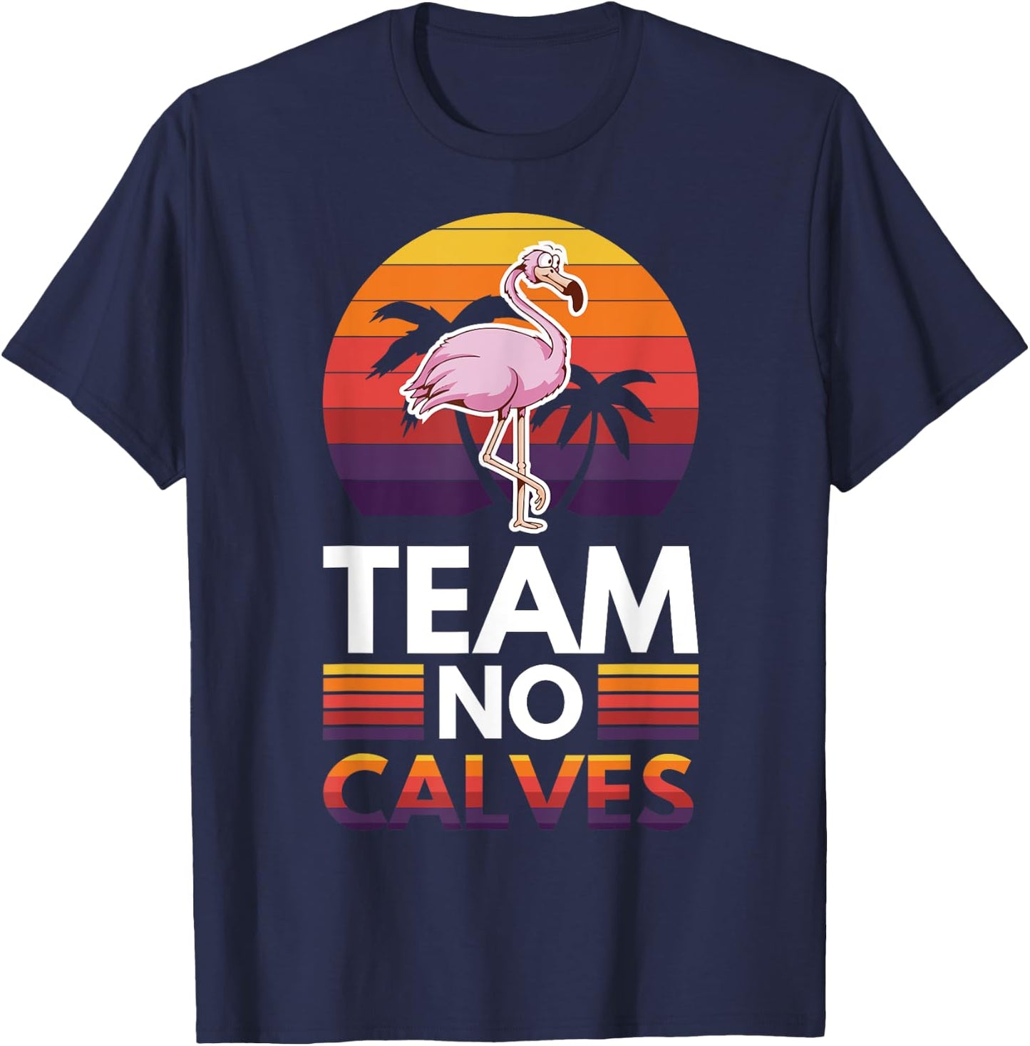 Team No Calves T-Shirt - T-Shirt | Navy