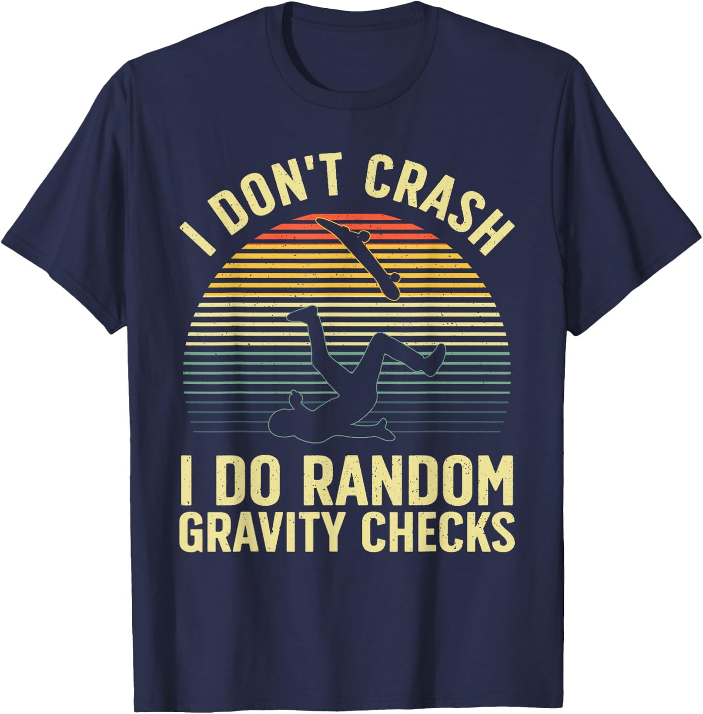Cool Skateboard Art Women Skateboarder Skate Board T-Shirt - T-Shirt | Navy