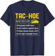 24/7 Taco Obsession Tac Hoe Funny Lover Cool Humor Graphic T-Shirt - T-Shirt | Navy