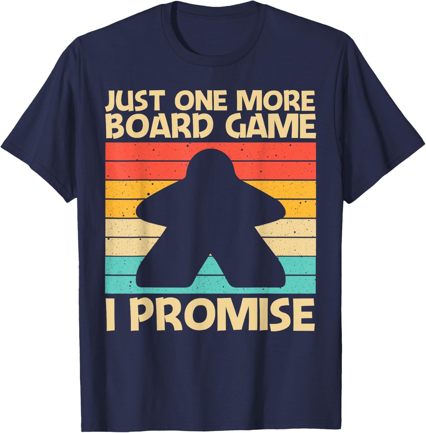 Cool Board Game Art Women Board Gamer Meeple Lovers T-Shirt - T-Shirt | Navy