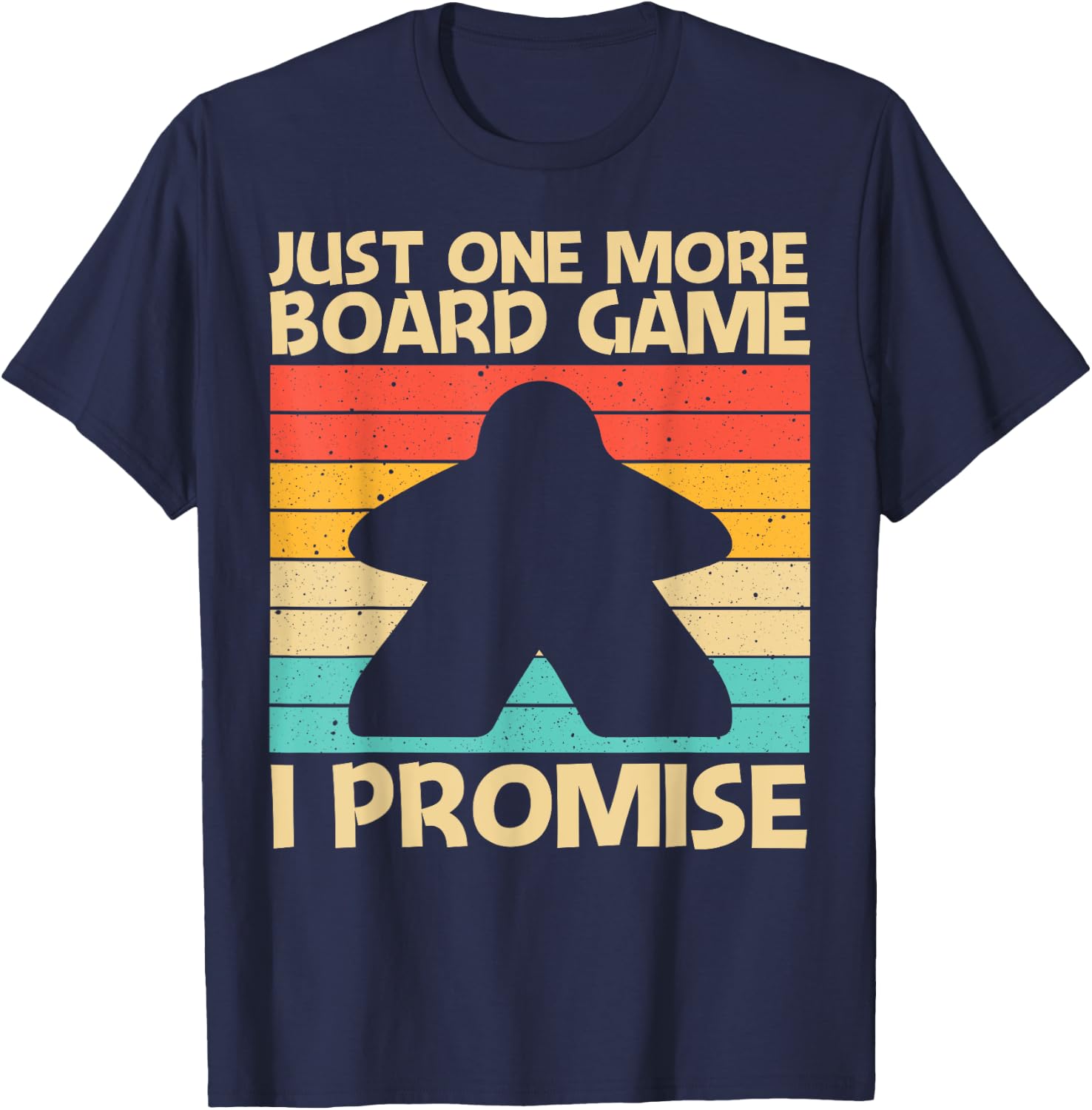 Cool Board Game Art Women Board Gamer Meeple Lovers T-Shirt - T-Shirt | Navy