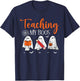 Halloween Ghost Teachers Teaching My Boos Costume Women Men T-Shirt - T-Shirt | Navy
