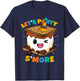 Let's Party S'more Toddler Boy Camping Cute Smores T-Shirt - T-Shirt | Navy