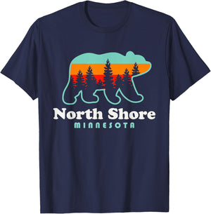 North Shore Minnesota Lake Superior Duluth MN T-Shirt - T-Shirt | Navy
