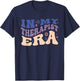 In My Therapist Era Cheer Retro Vintage Groovy T-Shirt - T-Shirt | Navy