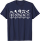 Botany in Periodic Table Elements Funny Botanist T-Shirt - T-Shirt | Navy
