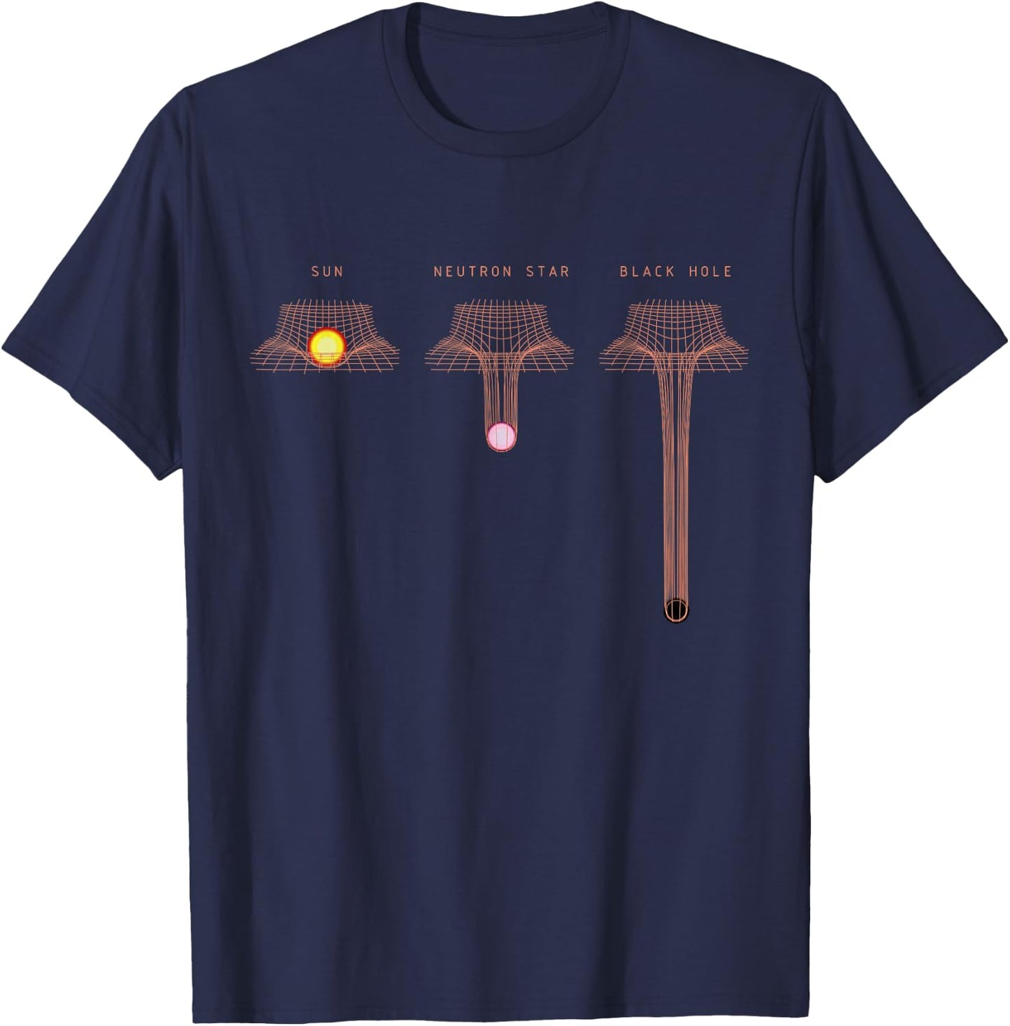 Sun Astrophysics Astronomy Astronomer Constellation T-Shirt - T-Shirt | Navy