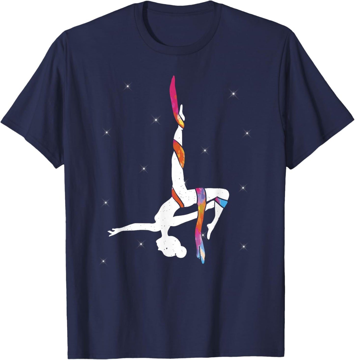 Aerialist - Aerial Silk - Aerial Silk Acrobatics T-Shirt - T-Shirt | Navy