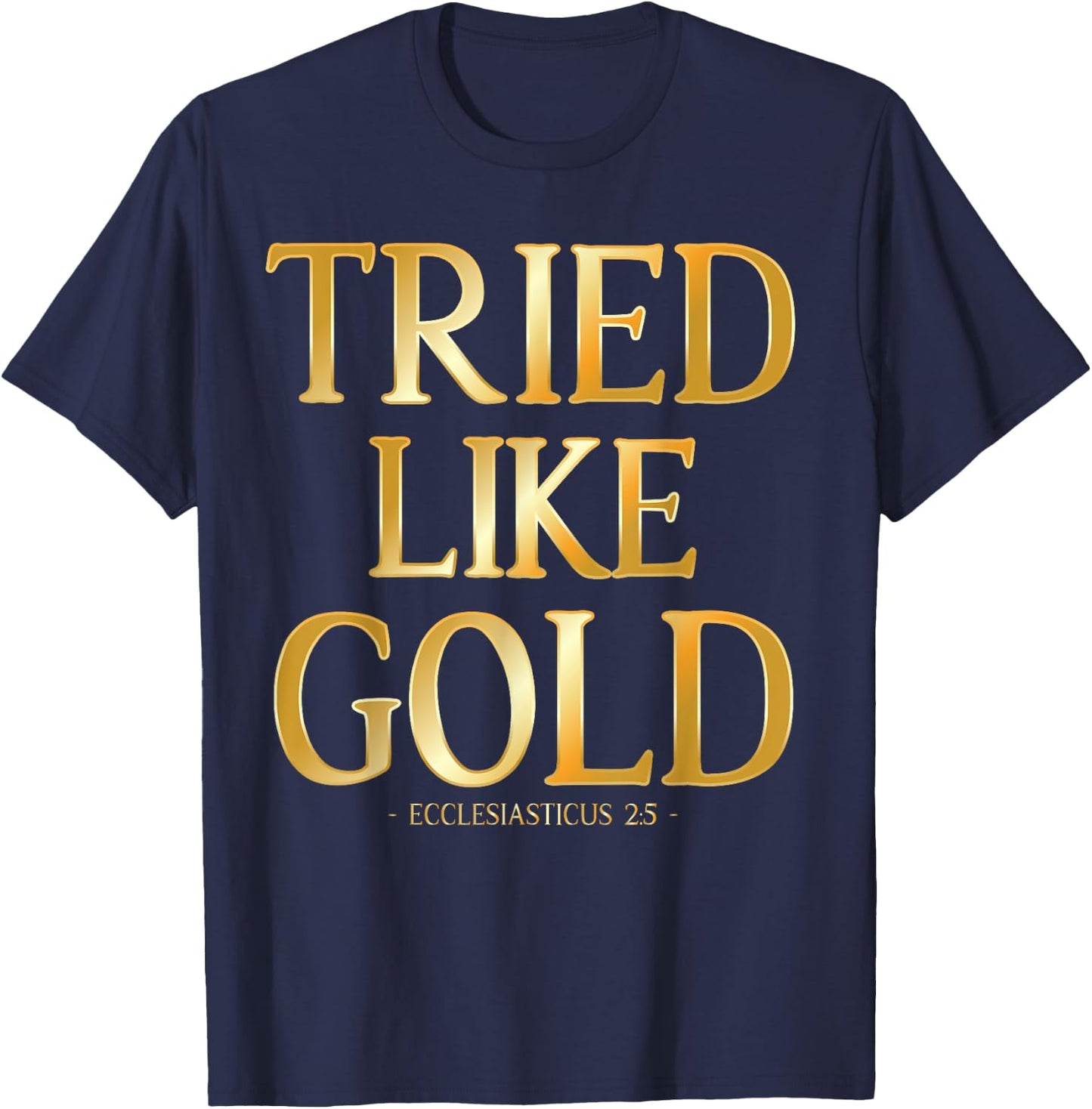 Black Hebrew Israelite Clothing House Judah Lion Crown T-Shirt - T-Shirt | Navy