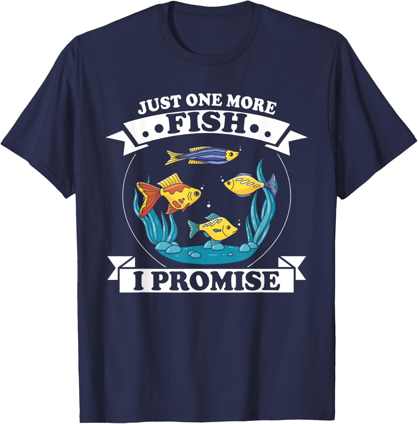 Fish Aquarium Aquarium Tech Fishkeeping Aquarist T-Shirt - T-Shirt | Navy