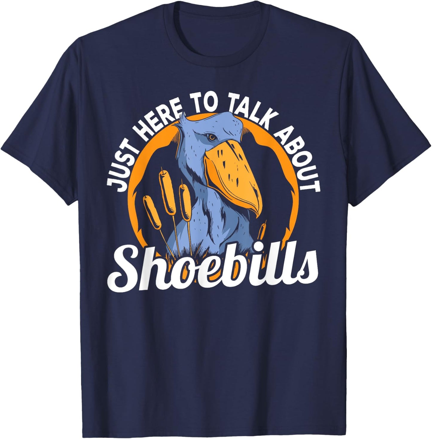 Shoebill Stork Bird Shoebill T-Shirt - T-Shirt | Navy
