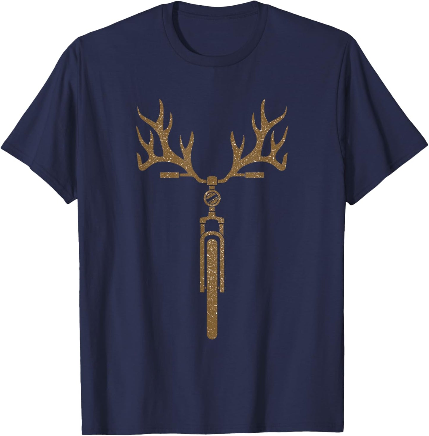 Bike Deer T-Shirt - T-Shirt | Navy