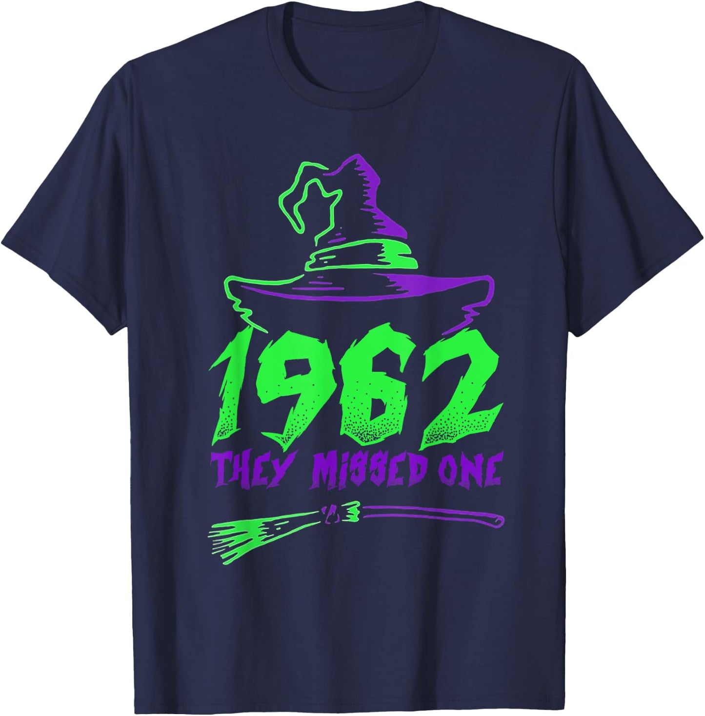 1692 They Missed One Purple Witch Hat for Halloween Party T-Shirt - T-Shirt | Navy
