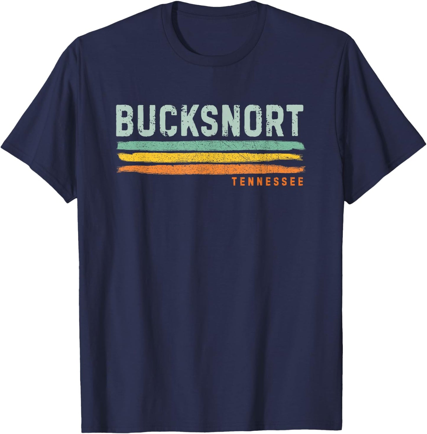 Vintage Stripes Bucksnort TN T-Shirt - T-Shirt | Navy