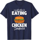I'd Rather Be Eating A Chicken Sandwich Day Foodie T-Shirt - T-Shirt | Navy